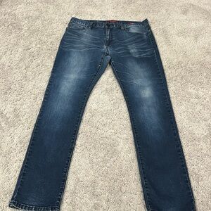 Guess Jeans Medium Rise Skinny Scoth Fit Size 34 x 32 condition: used